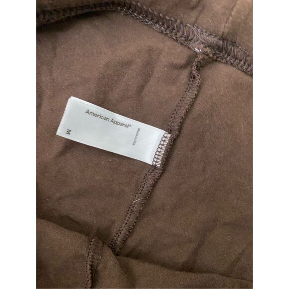American Apparel Brown & Black Leggings, Size Medium - Picture 4 of 12